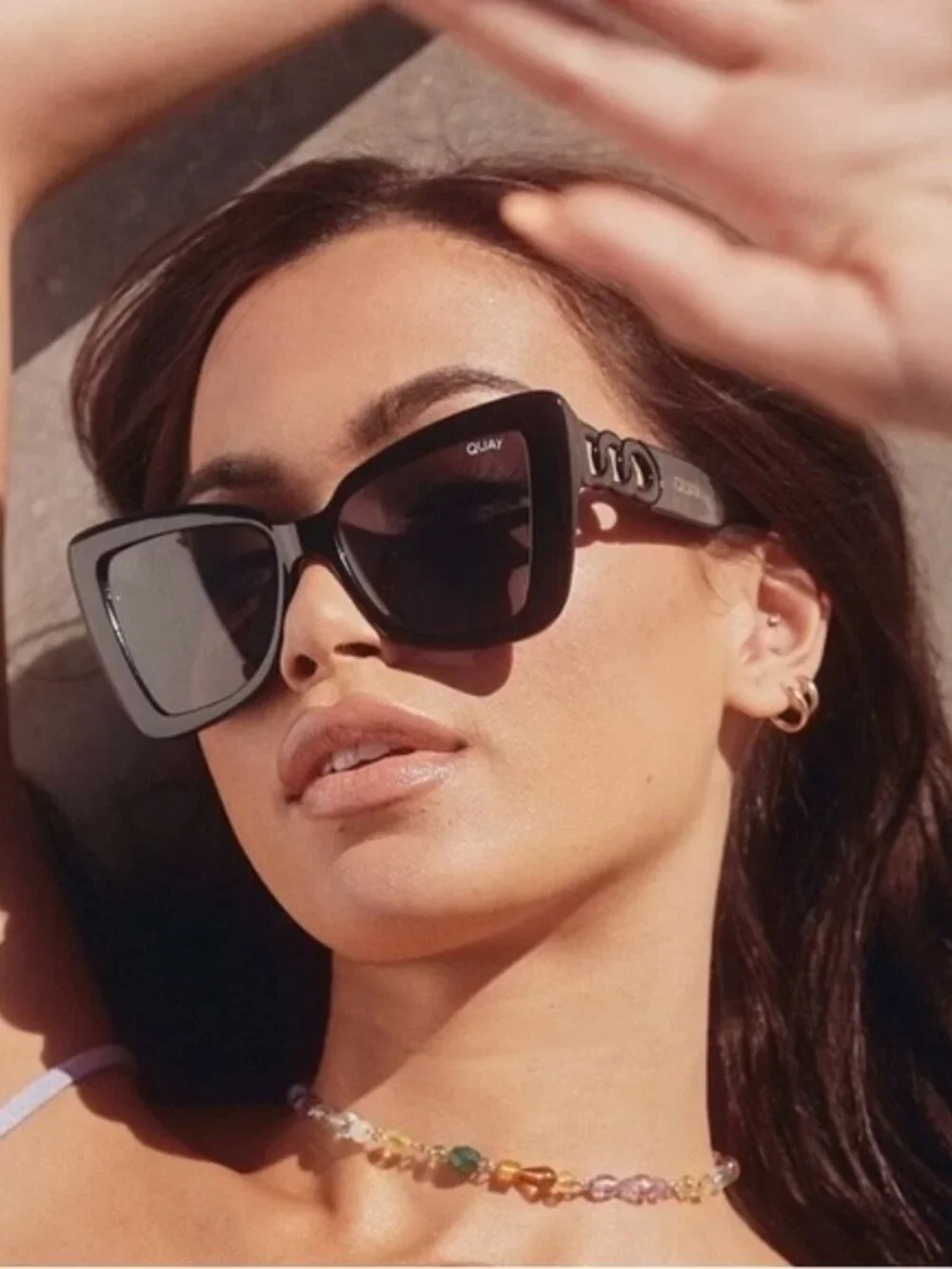 Quay Chain Reaction Black Frame / Smoke Lenses Sunglasses